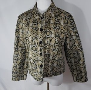 🎄💙💙Host Pick💙💙🎄Faux Snake Skin Jacket